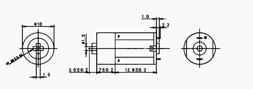 M10 gear motor