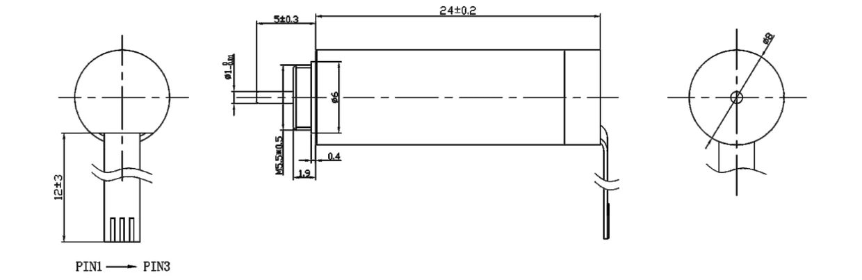 VEC-0824 Coreless motor design VEC-0824 Coreless motor design