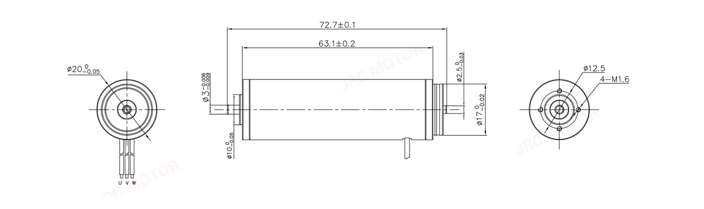 VEC-20 series Coreless motor design VEC-20 series Coreless motor design
