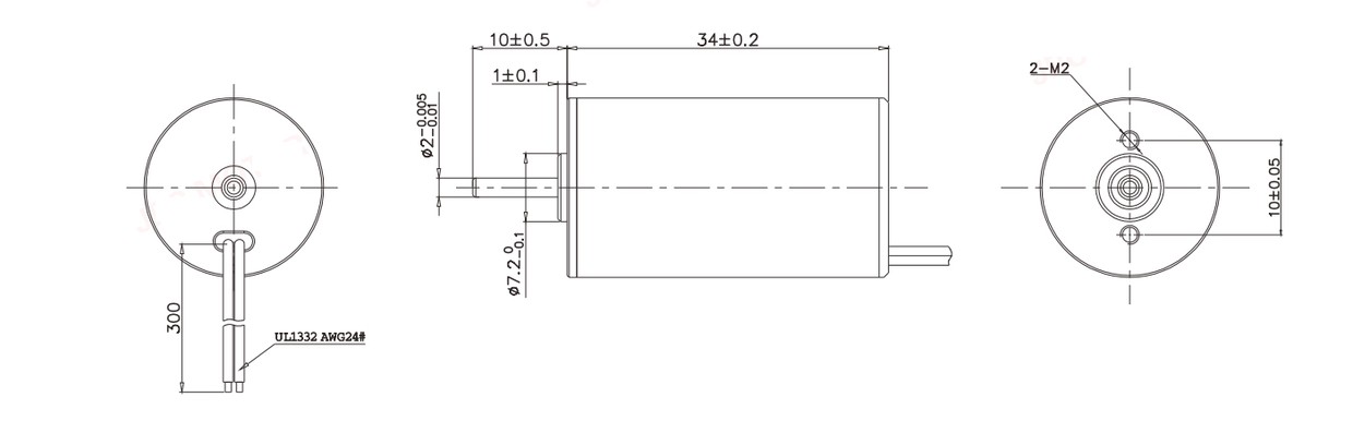 VEC-19 series Brushless Coreless Motor design VEC-19 series Brushless Coreless Motor design