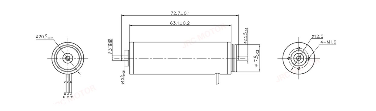 VEC-20 series Brushless Coreless Motor design VEC-20 series Brushless Coreless Motor design